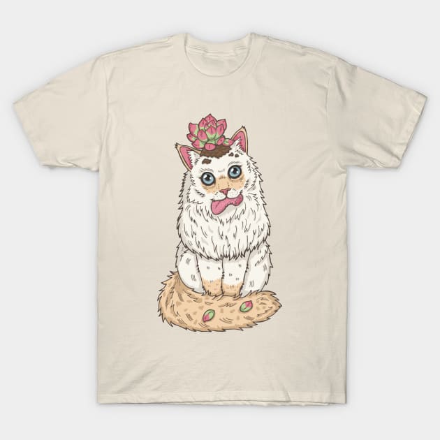 Cat Got Your Tongue T-Shirt by yaylemons